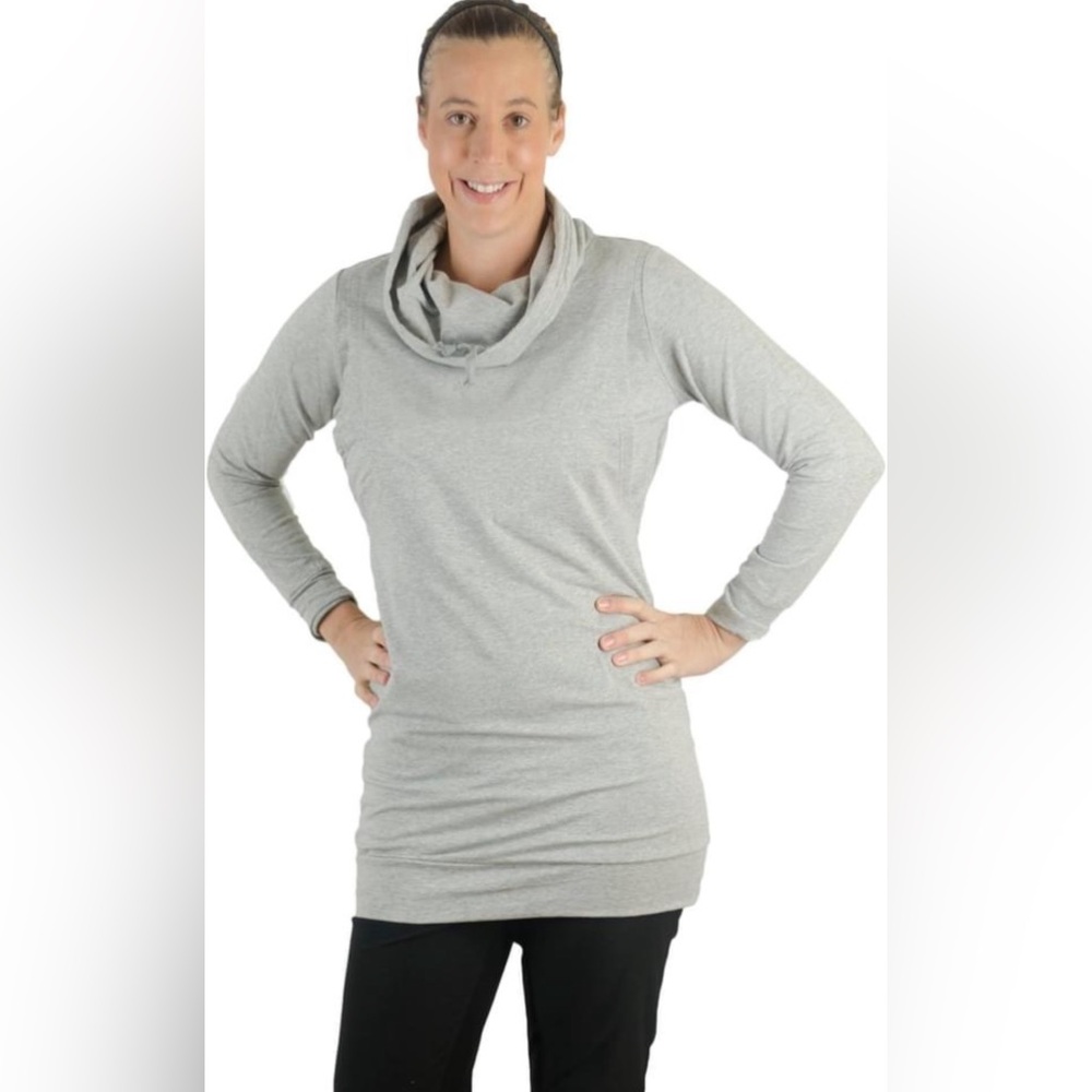 Latched Mama OG cowl neck tunic
